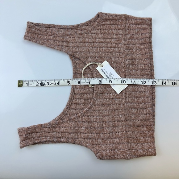 Z Supply Maple Heather Zoe Rib Tank Bra N227 - Picture 16 of 16